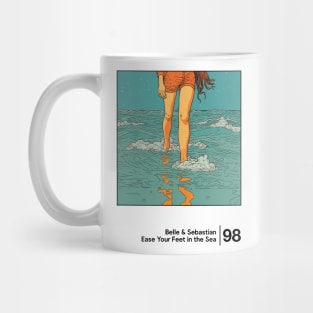 Ease Your Feet in the Sea / Graphic Artwork Design Mug